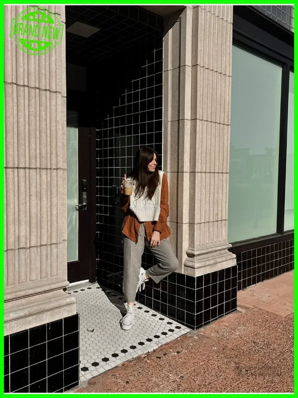 Women's V-Neck Cable Knit Vest Pullover Sleeveless Sweater Tank Top